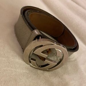 Gucci Silver Belt